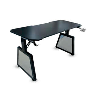 GAMING TABLE G-MAX GMT-LS119B BLACK -1400*600MM WITH BASE LED LIGHT