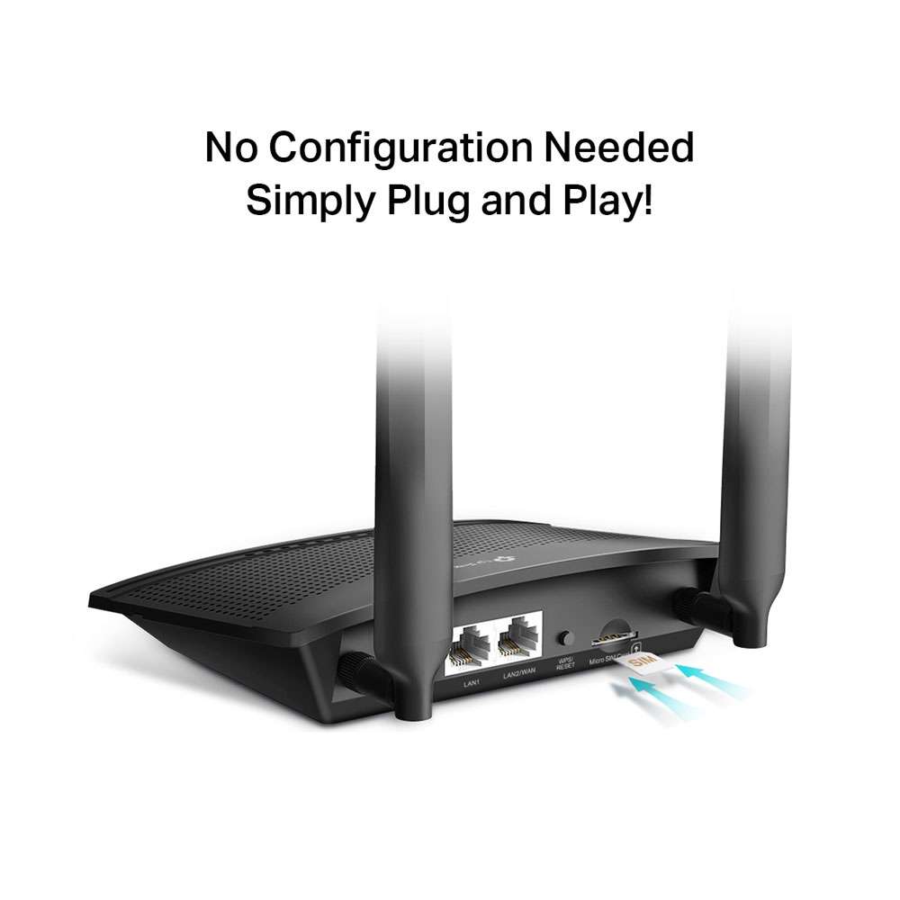 TP-Link 300 Mbps Wireless N 4G LTE Router TL-MR100 - Image 3
