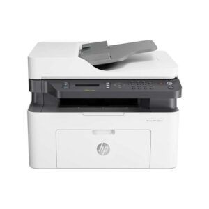 HP LaserJet MFP m137fnw Mono Printer White - 4ZB84A