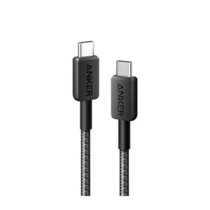 Anker 322 USB Type A to USB C Cable 6 Feet Braided, Black