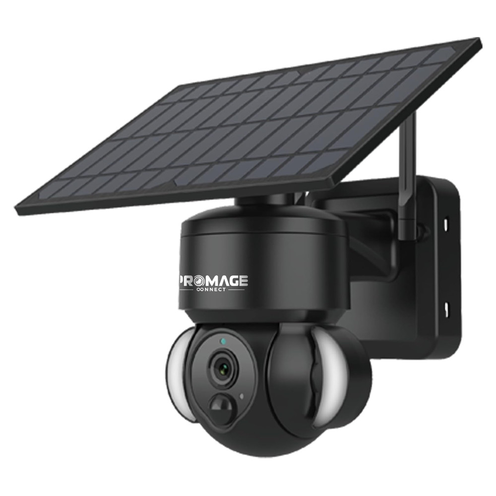 Promage Connect Solar Powered PTZ Camera PC-S303-4G-B
