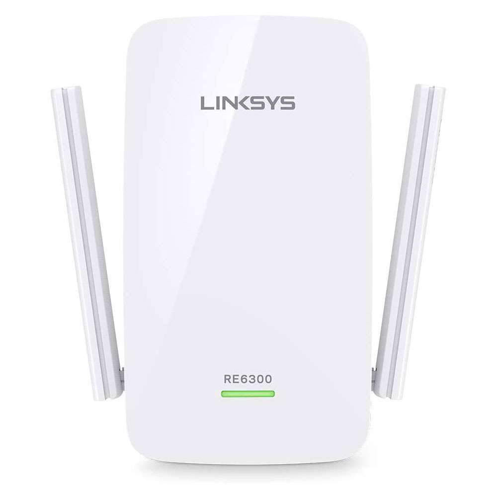 Linksys AC750 Boost Wi-Fi Extender 750 Mbps RE6300, White
