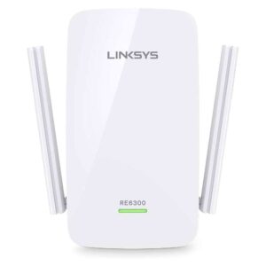 Linksys AC750 Boost Wi-Fi Extender 750 Mbps RE6300, White