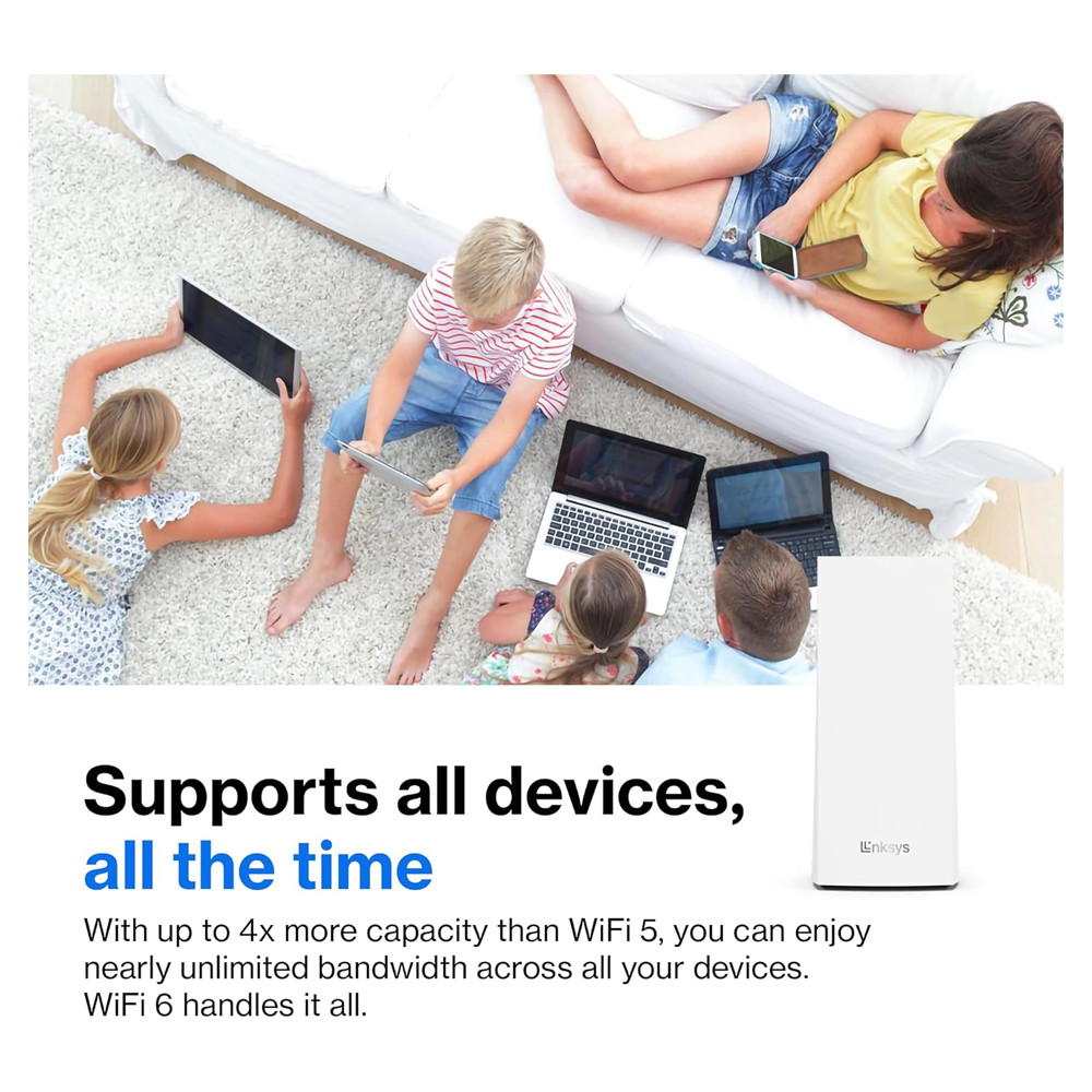 Linksys AX5400 Atlas Pro 6 Dual-Band Mesh Wi-Fi 6 Router System - Image 5