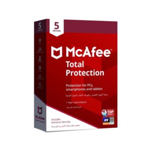 McAfee Total Protection, 5 Device - 1 year subscription