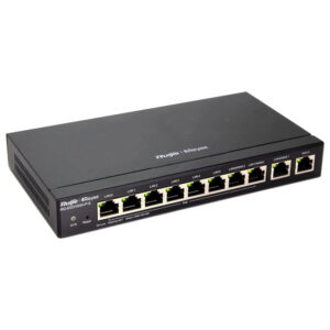 Ruijie Reyee RG-EG310GH-P-E - Desktop 10-port full gigabit router, concurrency of 300 users, 1.5 Gbps throughput