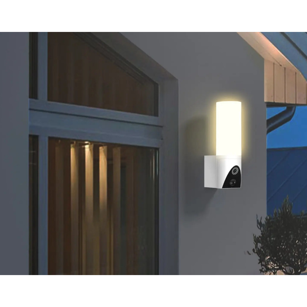 Promage Connect Flight 5T Floodlight 2K Outdoor Camera, White - Image 2