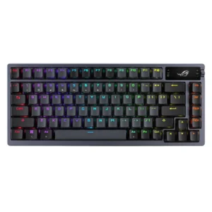 asus-m701-rog-azoth-mechanical-gaming-keyboard-wireless-bluetooth-usb-oled-display-per-key-customizable-rgb-led-lighting-hot-swappable-rog-nx-mechanical-switches-anti-ghosting-with-n-key-rollover-1000-hz-polling-rate-black-1-year-warranty-90mp0316-bkca00-90MP0316-BKCA00