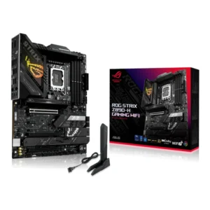 asus-rog-strix-z890-h-wifi-gaming-motherboard-lga1851-socket-atx-form-factor-ddr5-ram-pcie-5-0-usb-20gbps-hdmi-vga-wi-fi-7-bluetooth-realtek-5gb-ethernet-ai-networking-ii-aura-sync-1-year-warranty-90mb1k20-m0eay0-90MB1K20-M0EAY0