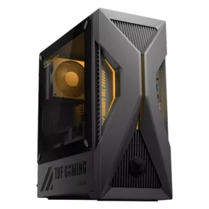 Asus TUF Gaming T500MV Tower Gaming PC, Intel Core i5-13420H Processor, 16GB RAM, 512GB SSD, Windows 11 Home, 6GB NVIDIA GeForce RTX 3050 Graphics, Mini Tower Form Factor, 330W (80+ Platinum) Power Supply, 1 Year Warranty | T500MV-13420H421W