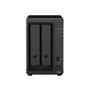 Synology DiskStation DS723+ 2 BAY NAS BOX, AMD Ryzen R1600 Processor, 2GB RAM, 71.85 BTU/hr, Hot Swappable Drive, RJ-45, USB 3.2, eSATA, 1 Year Warranty | DS723+