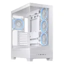 Pre-Build Snow Strike 5060 White Edition Gaming PC - Intel Core Ultra 5 245KF Processor - 16GB RAM - 1TB SSD - 8GB NVIDIA GeForce RTX 5060 Dual OC Edition Graphics - DOS - White - 1 Year Warranty - U5-16-1-5060-650