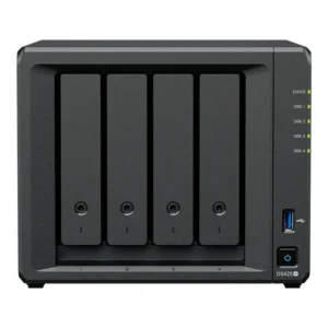 Synology DiskStation DS425+ 4 BAY Tower NAS BOX, Intel Celeron J4125 Processor, 2GB RAM, High-speed storage, Hot Swappable Drive, 2.5GbE connectivity, RJ-45, USB-C, 1 Year Warranty | DS425-PLUS