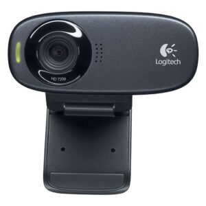 Logitech C310 HD Webcam, Black