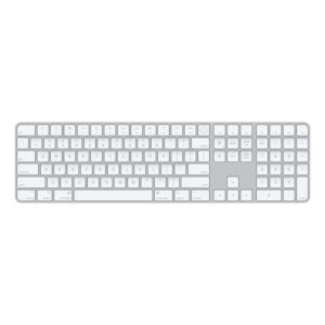Apple Magic Keyboard with Touch ID and Numeric Keypad, Silver with White Keys English, MK2C3LL/A