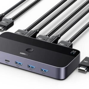 UGREEN 2-PC HDMI KVM Switch, 4K60 & USB 3.0 (15707)