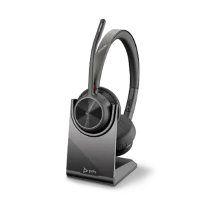 Poly Voyager 4320-M Headset with charge stand + Poly Voyager 4310-M Headset with charge stand Bundle