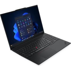 Lenovo ThinkPad E16 Gen 3 Laptop Intel Core Ultra 5-225U 16-inch WUXGA16GB RAM 512GB SSD Windows 11 Pro Black