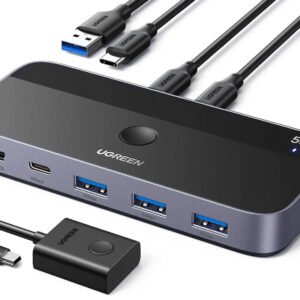UGREEN 25098 2-Computer 4-Port USB Sharing Switch