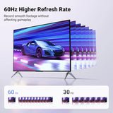 UGREEN Full HD 1080p Video Capture Card | 4K HDMI to USB-A/USB-C | HDMI Capture Device for Video & Audio Recording | Compatible with Switch, PS5, Xbox, iPadOS & macOS (25854) - Image 4
