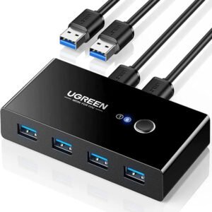 UGREEN 30768 2-PC 4-Port USB 3.0 Sharing Switch