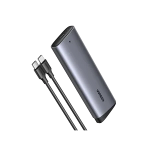 UGREEN M.2 NVME Enclosure, 10Gbps M.2 SSD Enclosure to USB Adapter/Reader | , USB C 3.2 Gen2, Tool-Free External PCI-E SSD Case Supports M and B&M Keys and Size 2230/2242 /2260/2280