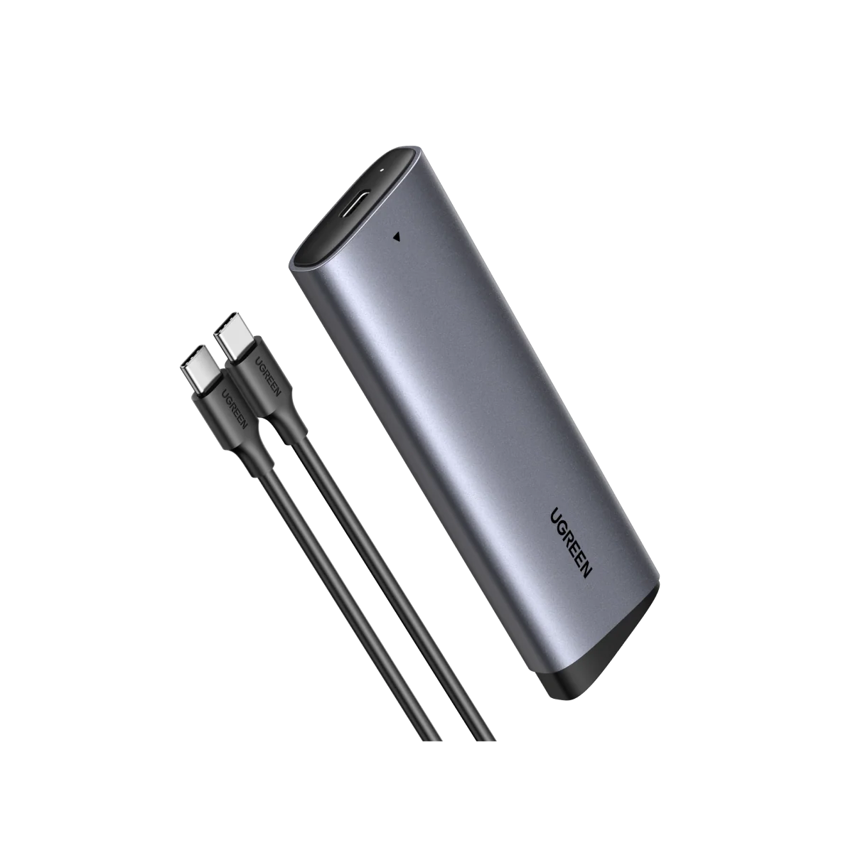 UGREEN M.2 NVME Enclosure, 10Gbps M.2 SSD Enclosure to USB Adapter/Reader | , USB C 3.2 Gen2, Tool-Free External PCI-E SSD Case Supports M and B&M Keys and Size 2230/2242 /2260/2280