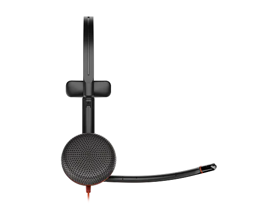 Poly Blackwire 3215 Monaural USB-C Headset +3.5mm Plug +USB-C/A Adapter - Image 4