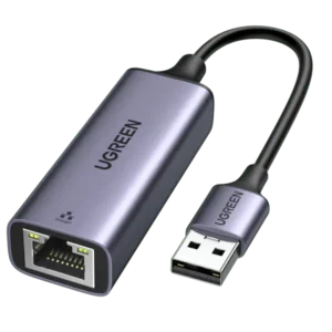 UGREEN USB 3.0 Ethernet Adapter Aluminum, 1Gpbs RJ45 LAN Internet Adapter | Micro USB A to RJ45, Fast Wired Connection, Compact Aluminum Design,For Office/Home/Gaming, Compatible with iMac,PC,Switch