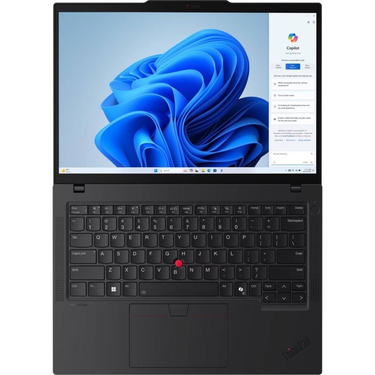 Lenovo ThinkPad T14 Gen 5 Ultrabook Intel Core Ultra 7-155U 16GB RAM 256GB SSD Shared Intel Graphics 14 Inch WUXGA Windows 11 Pro - Black with Lenovo Headset (21ML00FQGP+ANC) - Image 4