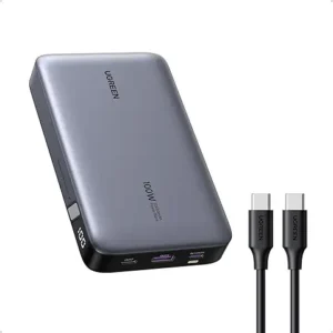 UGREEN Power Bank 20000mAh 100W Laptop Fast Charging Portable Charger | 72Wh high-capacity, flight-safe, ultra-fast 100W charging(2C1A), 65W self-charging, for MacBook/Samsung/iPhone/iPad, Nexode