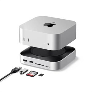 UGREEN Docking Station 11-in-1, Mac M4 Dock with 8TB M.2 NVMe Enclosure | USB Hub for Mac mini M4 & M4 Pro 2024, 10Gbps USB-A Ports, USB-C Data, SD/TF Card Reader