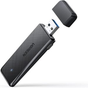UGREEN AC1300 USB WiFi Adapter 5G/2.4G Dual Band USB 3.0 WiFi5 Dongle | 867Mbps 5GHz/400Mbps,Smooth Streaming&Browsing,Compatible with Windows11/10/8.1/8/7, MacOS 10 Above , Linux
