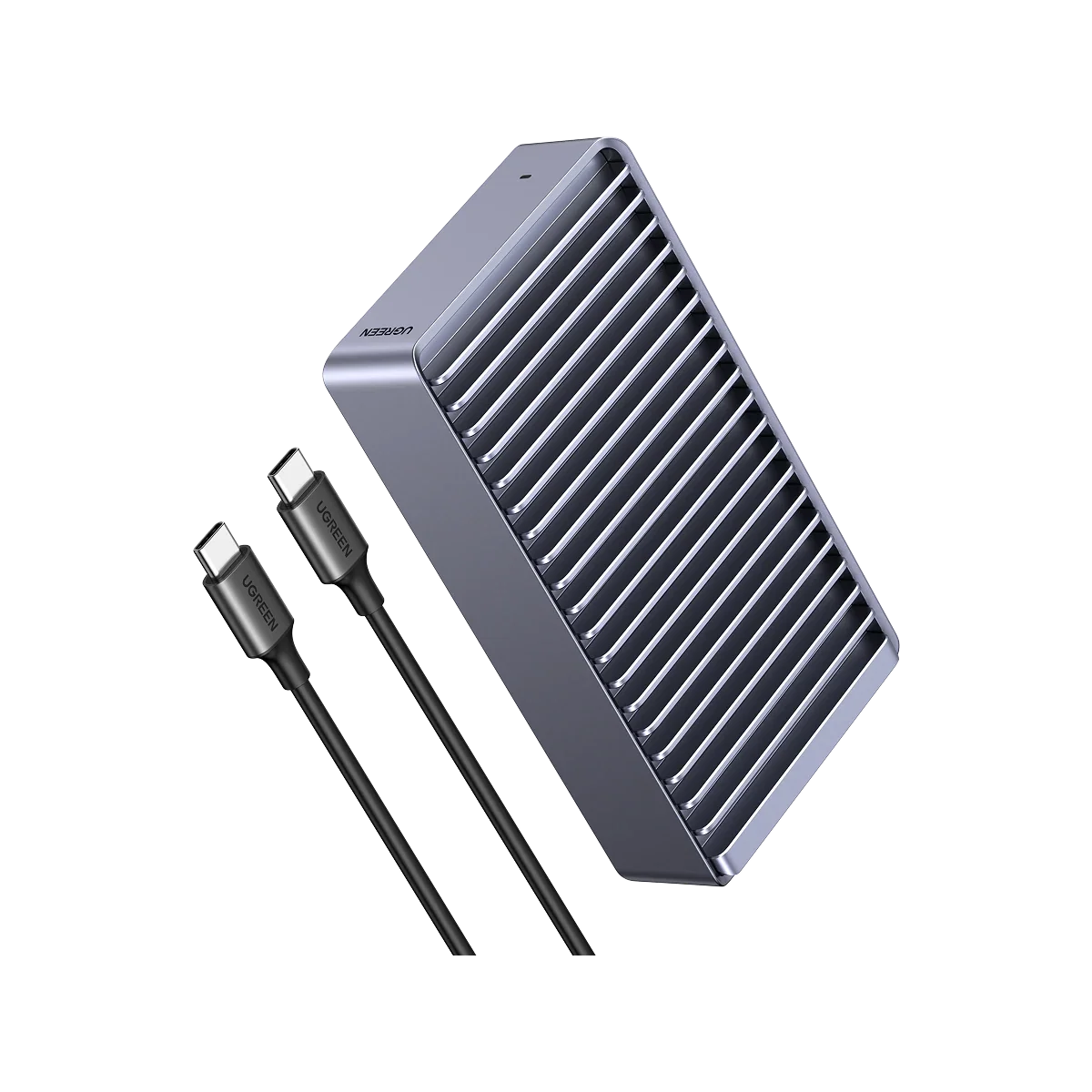 UGREEN M.2 NVMe SSD Enclosure adapter,USB4,40Gbps,Fanless Passive Cooling | 40Gbps USB4 Transfer, Perfect for 4K Editing and download massive data, Silent Passive Cooling, UASP,S.M.A.R.T & TRIM Support