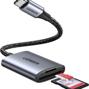 UGREEN SD Card Reader, OTG Type C, 2-in-1 Micro SD/TF, Memory Card Reader | USB C to SD+TF dual-read,No Driver,OC/SC,For iPhone 17 Series,MacBook Pro,Mac Air,iPad,Surface,Dell XPS,Samsung,Huawei