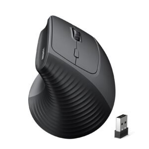 UGREEN Vertical Wireless Mouse 2.4G Ergonomic 4000DPI 6-Button | Vertical wireless mouse, 2.4G, ergonomic, 4 DPI (1000-4000), 6 buttons, wrist relief, forPC Mac