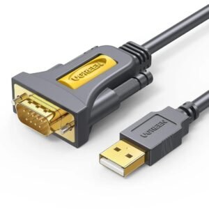 UGREEN USB to RS232 Adapter Serial Cable DB9 Male 9 Pin 1M | PL2303 Chipset RS-232 Converter Cable,For POS/PLC/CNC/scanners, Compatible for Windows 10 8.1 8 7 XP Vista, Mac OS, Linux