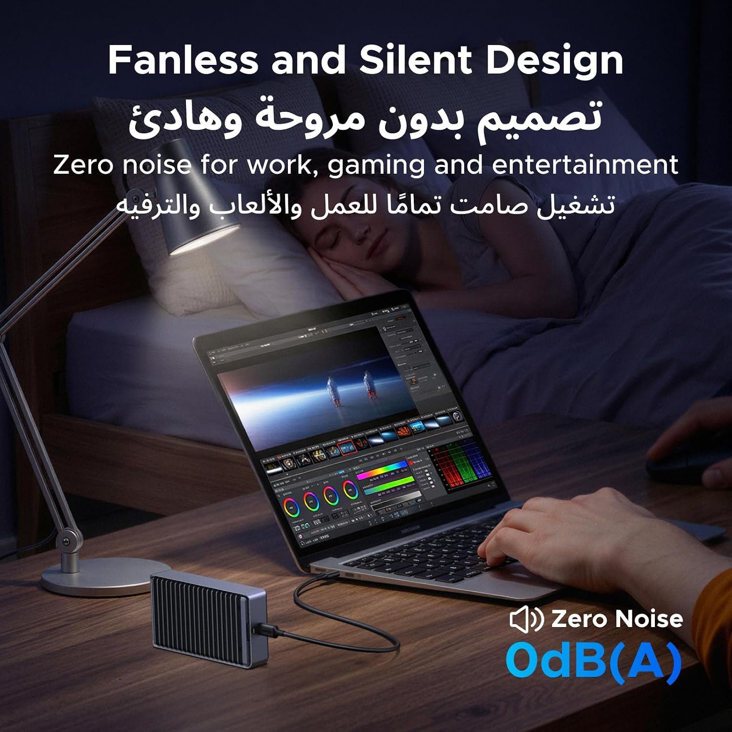 UGREEN M.2 NVMe SSD Enclosure adapter,USB4,40Gbps,Fanless Passive Cooling | 40Gbps USB4 Transfer, Perfect for 4K Editing and download massive data, Silent Passive Cooling, UASP,S.M.A.R.T & TRIM Support - Image 7