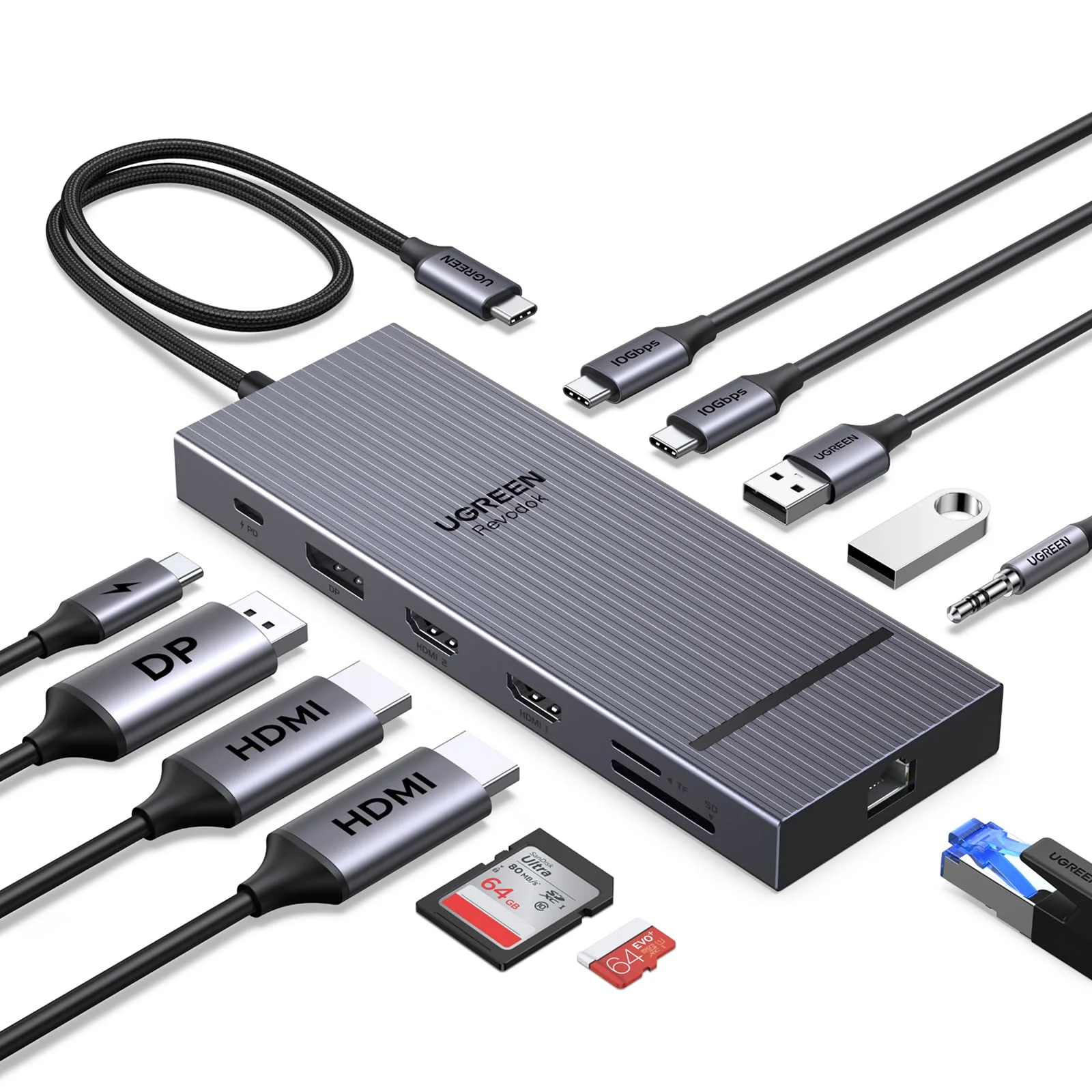 UGREEN Revodok Pro USB-C Hub 12-in-1