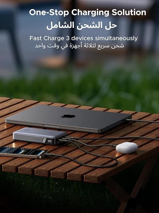 UGREEN Power Bank 20000mAh 100W Laptop Fast Charging Portable Charger | 72Wh high-capacity, flight-safe, ultra-fast 100W charging(2C1A), 65W self-charging, for MacBook/Samsung/iPhone/iPad, Nexode - Image 6
