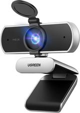 UGREEN 2K Webcam PC Ultra HD 1080P Streaming Camera Dual Microphone Low Light USB Plug Play Computer Web Cam (75330)
