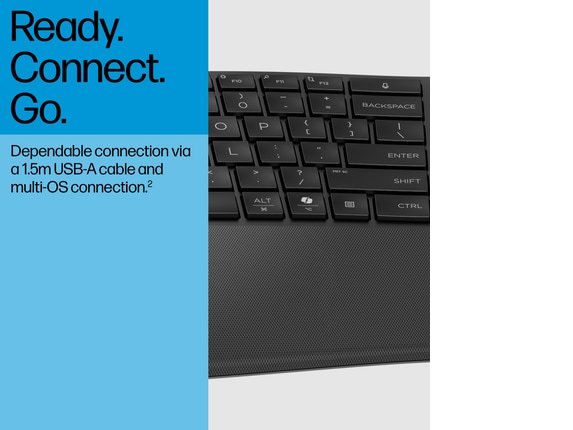 HP 480 Comfort Wired Keyboard - Image 2