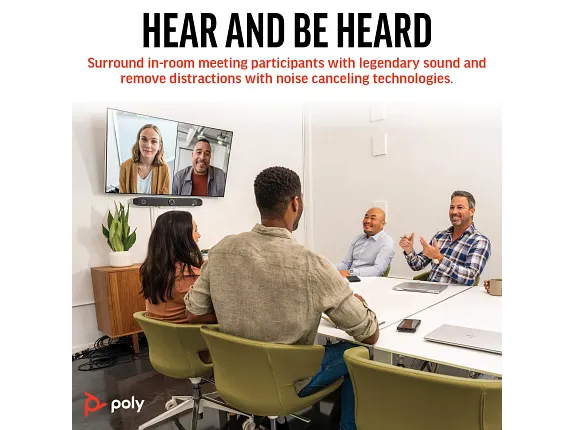Poly Studio X52 All-In-One Video Bar - Image 4