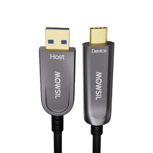 Mowsil USB 3.1 Type-A to USB-C AOC Cable For 4K Video Conferencing Rooms