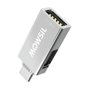 Mowsil USB-C to USB 2 Port 3.0 Adapter