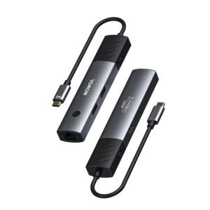 Mowsil 6-in-1 USB-C Hub with Switch