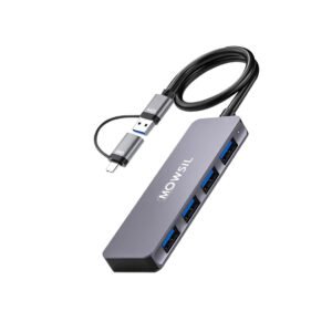 Mowsil 4-Port USB 3.0 Hub