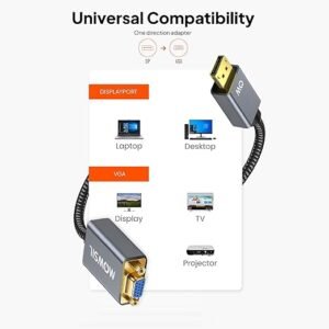 Mowsil DisplayPort to VGA Adapter