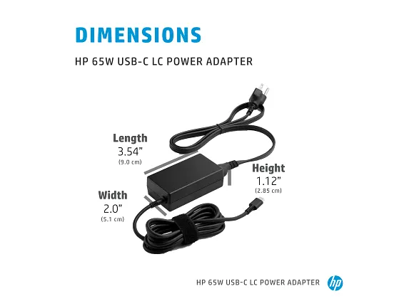HP 65W USB-C LC Power Adapter - Image 4