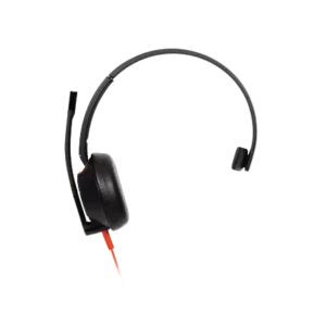 Poly Blackwire 5210 Monaural USB-C Headset +3.5mm Plug +USB-C/A Adapter